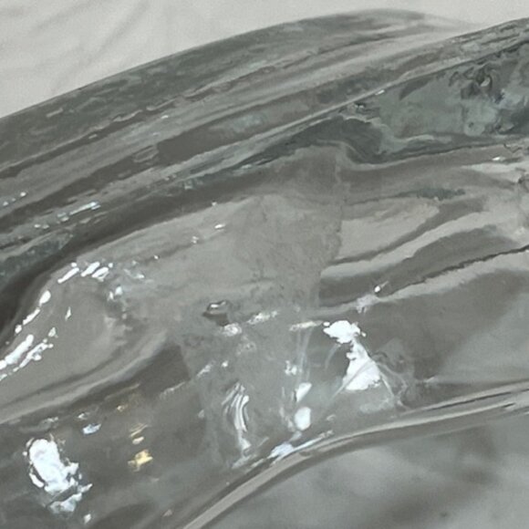 VTG Set of 8 Clear Glass Crab Shaped Baking Dishes Shells Ramekins 5.75"x3" - Picture 11 of 13